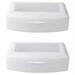 2X Nail Sterilizer Tray Disinfection Pedicure Manicure Box Nails Art Boxes