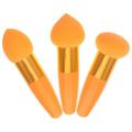 3 Pcs Little Mushroom Makeup Pen Blenders Makeup Sponge Brush Travel Makeup Pens Makeup Tools Makeup Gadget Travel Miss