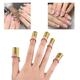 Reusable Nail Extension Guide Adjustable French Nail Mold Tips Nail Art Forms for Acrylic UV Gel Nail Building