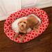 MajesticPet 32 in. Links Sherpa Donut Pet Bed - Red