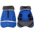 Pet Dog Windproof Winter Coat Reflective Warm Fleece Padded Vest Jacket Clothes