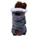 Pet Clothing Polyester Hoodied Sweatshirts Dog Cat Clothes Plus Plush Outwear Homewear Clothes For Pets Dogs Cats Accessories XL