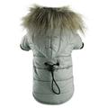 Pet Dog Warm Down Cotton-Padded jacket Puppy Winter Clothe Hoodie Coats M
