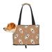 TEQUAN Foldable Dog Purse Carrier Collapsible Cartoon Spaceship Rocket Prints Pet Travel Tote Bag for Small Cat Puppy Waterproof Dog Soft-Sided Carriers