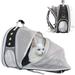 Pet Cat Dog Carrier Backpack Bubble Back Expandable Travel Bag Airline Approved