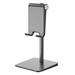 1PC Creative Portable Phone Holder Bracket Practical Adjustable Desktop Stand Rotational Rack for Cellphone Tablet E-Reader (Black)