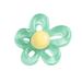 Transparent Colored Irregular Hollow Flower Resin Accessory DIY Necklace Pendan: F7E7