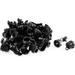 Black Plastic 6mm Dia Cable Hose Wire Loom Routing Clips Clamps 38pcs(PlÃ¡stico negro 6mm Dia Cable Manguera Cable Telar Encaminamiento Clips Abrazaderas 38 piezas