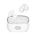 COFEST Wireless Headset Bluetooth 5.3 Headset with Wireless Charging Case Extra Long Playing Time Cell Phone Charging Function Built-in Microphone Sports Headset White