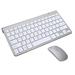 Keyboard and Mouse Set 2.4G Wireless Thin Keyboard with Wireless Mouse Combination for Laptop PC and Smart TV GTICPHYJ