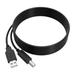 PGENDAR 6ft USB Cable For Numark Mixdeck Universal DJ System Laptop Notebook PC Data Cord