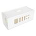 Cable Management System White Cable Organizer Box for Extension Cord Stripe Surge Protector