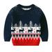 Baby Toddler Boys Girls Sweater Knit Christmas Sweatshirt Little Kids Pullover Cotton Winter Warm Tops Coat Clothes