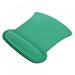 Ergonomic Mouse Pad with Thicken Soft Sponge Wrist Support Wrist Rest Large Mouse Pad Pain Relief Non-Slip Optical/Trackball Mat for Computer Laptop Office Home Game Green