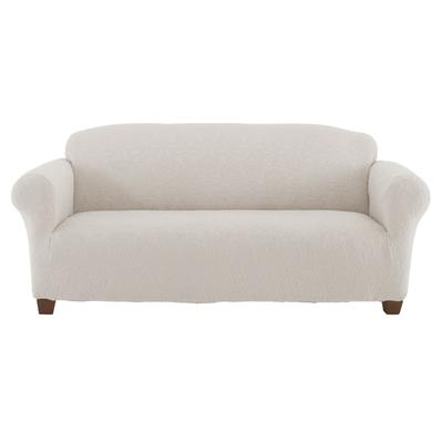 BH Studio Ikat Stretch Sofa Slipcover by BH Studio in Linen
