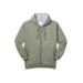 Men's Big & Tall Champion® Zip-Front Hoodie by Champion in Washed Green (Size 2XL)