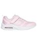 Skechers Girl's Microspec Max - Racer Gal Sneaker | Size 11.5 | Light Pink | Textile/Synthetic