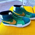 Nike Shoes | Nike Sb Unisex (Men’s Size 8) Mosaic Green Tennis Shoe | Color: Green | Size: 8