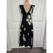 Free People Dresses | Free People Womens She's Waterfall Maxi Dress Hibiscus Floral Black Size 4 Nwot | Color: Black | Size: 4
