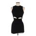 Popular Basics Casual Dress - Bodycon: Black Solid Dresses - Women's Size Medium