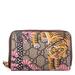 Gucci Accessories | Gg Supreme Monogram Bengal Zip Around Card Case Wallet Beige Pink | Color: Pink | Size: Os