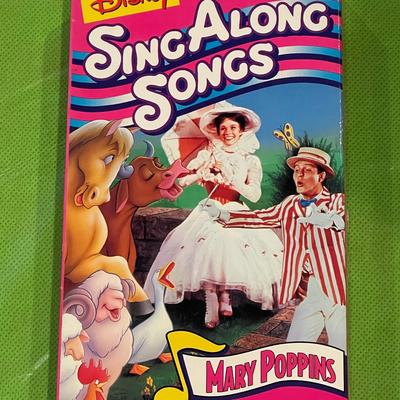 Disney Other | Disneys Sing Along Songs Mary Poppins Vhs 1993 Supercalifragilisticexpialidociou | Color: Pink | Size: Os