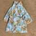 Disney Pajamas | 3 For $15 Disney Frozen Elsa Bathrobe For Little Girl Housecoat | Color: Blue | Size: 2tg