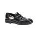 Gucci Shoes | Gucci Black Patent Leather Silver Square Horsebit Loafers Rubber 8 M Sole Shoes | Color: Black/Silver | Size: 8