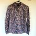 J. Crew Tops | J. Crew Liberty Of London Floral Pattern Button-Down - Size 6 | Color: Blue/Pink | Size: 6