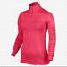 Nike Tops | Nike Pro Warm Women's Lifestyle Top In Light Fusion Red Sunblush | Color: Pink | Size: M