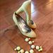 J. Crew Shoes | !!!Sale J. Crew Suede Pumps & J. Crew Necklace | Color: Yellow | Size: 8.5