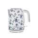 Laura Ashley China Rose Cordless Jug Kettle By VQ, Stainless Steel Electric Kettle With Capacity of 1.7 Litre, Energy Efficient 3KW Fast Boiling Technology With Overheating & Boil Dry Protection