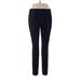 One World Jeggings - Mid/Reg Rise: Blue Bottoms - Women's Size Large Petite - Indigo Wash