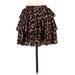 Shein Casual Mini Skirt Mini: Brown Bottoms - Women's Size Small