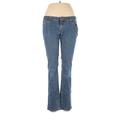 Arizona Jean Company Jeans - Low Rise Boot Cut Boot Cut: Blue Bottoms - Women's Size 11 - Medium Wash