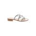 Fiore Sandals: Silver Shoes - Women's Size 38 - Open Toe