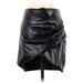 Shein Casual Bodycon Skirt Knee Length: Black Solid Bottoms - Women's Size 4