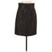 Antonio Melani Casual Skirt: Brown Tweed Bottoms - Women's Size 6