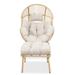 Dakota Fields Egg Swivel Patio Chair w/ Cushions & Ottoman Wicker/Rattan | 53 H x 26 W x 25 D in | Wayfair 9A56F2A56A794962B8676E47156C4E2E