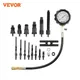 VEVOR Testeur de Compression avec 18 Kits d’Adaptateurs Compressiomètre pour Moteurs Diesel Jauge de