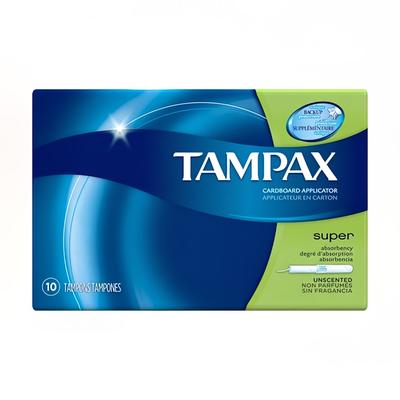 Procter & Gamble 30833 Tampax Tampons w/ Cardboard Applicator - Super, Unscented