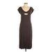 Narciso Rodriguez Casual Dress - Sheath: Brown Solid Dresses - Women's Size 12