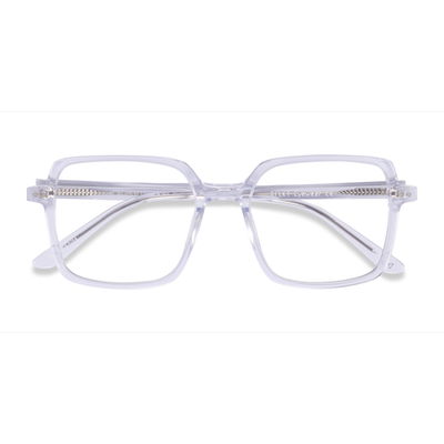 Unisex s square Clear Acetate,Eco Friendly Prescri...