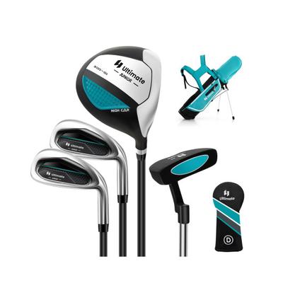 Costway Junior Complete Golf Club Set for Kids wit...