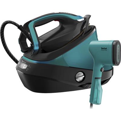 TEFAL Dampfbügelstation "GV9822.DT2024 Pro Express Vision Dampfbügelstation", schwarz (schwarz, blau), Dampfbügelstationen, Topseller