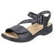 Sandale RIEKER Gr. 40, schwarz Damen Schuhe Sandalen