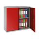 Stahlschrank, abschließbar, zerlegt, 91 x 32 x 74 cm rot, Phoenix, 91.5x83x37 cm