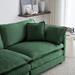 Sofa Set of 2 Chenille Couch, 2+3 Seater Sofa Set Deep Seat Sofa, Modern Sofa Set for Living Room