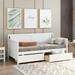 Daybed with Two Drawers, Twin size Sofa Bed, Two Storage Drawers for Bedroom, Living Room