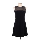 Kay Unger Casual Dress - Mini: Black Solid Dresses - Women's Size 10 Petite